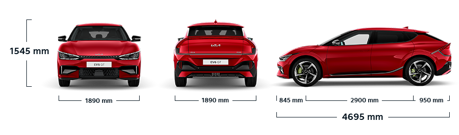 Kia EV6 GT All Dimensions